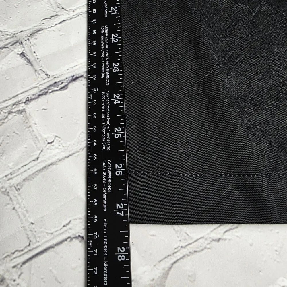 Start Men's Size 42 X 27 Black Straight Leg Work Pants